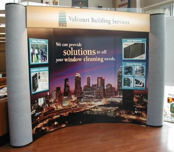 PU013 - Custom Pop-Up Trade Show Booth for Service & Trade Organizations