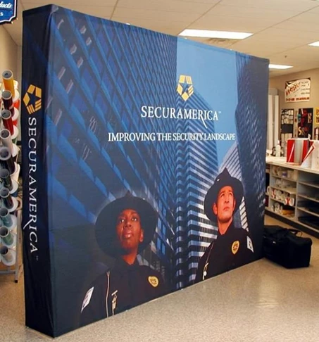 PU015 - Custom Pop-Up Trade Show Booth for Service & Trade Organizations