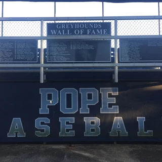 Pope High School Baseball Signs
