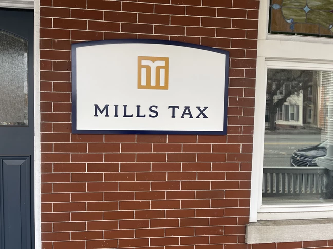 Outdoor Signage | Professional Services Mills Tax 