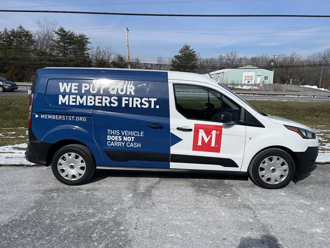 Vehicle Graphics & Lettering | Bank Signs & Credit Union Signs