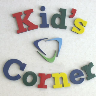 Dimensional Wall Letters with Kid